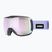 Lyžiarske okuliare UVEX Downhill 2100 CV black matt/mirror lavender green