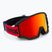 Lyžiarske okuliare UVEX Athletic FM black matt/mirror red orange clear