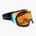 Lyžiarske okuliare UVEX Evidnt Attract V + case black matt/mirror rainbow clear