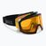 Lyžiarske okuliare UVEX Evidnt Attract V + puzdro black matt/mirror green clear/yellow