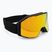 Lyžiarske okuliare UVEX Gravity FM black matt/mirror yellow/orange/clear