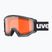 Lyžiarske okuliare UVEX Athletic LGL black matt/orange/clear