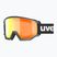 Lyžiarske okuliare UVEX Athletic CV black/mirror red