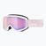 Detské lyžiarske okuliare UVEX Speedy Nova FM S2 white matt/mirror rose