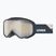 Detské lyžiarske okuliare UVEX Speedy Nova FM S2 black matt/mirror silver