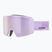 Lyžiarske okuliare UVEX Ignite FM S3 white matt/mirror rose