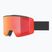 Lyžiarske okuliare UVEX Ignite FM S3 black matt/mirror red