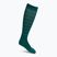 CEP Reflexné zelené pánske kompresné bežecké ponožky WP50GZ
