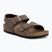 Detské sandále BIRKENSTOCK New York Birkibuc Narrow mocha