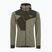 Pánska trekingová mikina Salewa Puez 2 Dry Hood FZ dark olive melange