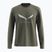 Pánske tričko longsleeve Salewa Solidlogo Dry faded green