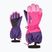 Detské lyžiarske rukavice ZIENER Levio As Minis dark purple