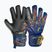 Detské brankárske rukavice Reusch Attrakt Silver Junior premium modrá/zlatá/čierna