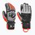 Pánske lyžiarske rukavice Reusch Worldcup Warrior SC black/silver/fluo red