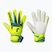 Detské brankárske rukavice Reusch Attrakt Solid Junior safety yellow/blue