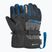 Detské lyžiarske rukavice Reusch Rocket GORE-TEX black/black melange/brilliant blue