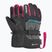 Detské lyžiarske rukavice Reusch Rocket GORE-TEX black/black melange/pink glo