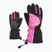 Detské lyžiarske rukavice ZIENER Laval AS AW vblack fuchsia pink