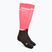 CEP Tall 4.0 dámske kompresné bežecké ponožky ružové/čierne