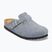 Šľapky BIRKENSTOCK Boston Suede Leather stone blue