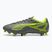 Kopačky PUMA Ultra 5 Play FG/AG matná stará strieborná/žltá výstraha/puma stará strieborná 