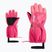 Detské lyžiarske rukavice ZIENER Levio AS Minis tie dye pop pink