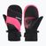 Detské lyžiarske rukavice ZIENER Luuki-Z Aquashield black/pop pink