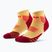 Dámske kompresné ponožky CEP Run Low Cut 5.0 marigold/burgundy