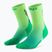 Pánske kompresné  ponožky CEP Run Edt. Gradient Mid Cut Compression 5.0 green/lime fade