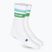 CEP Miami Vibes 80's pánske kompresné bežecké ponožky biele/zelené aqua