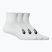Ponožky ASICS Quarter 3 pairs brilliant white