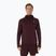 Pánska bežecká mikina ASICS Road Winter Ls Hoodie dark currant