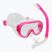 Potápačská súprava TUSA maska + šnorchel ružová UC-0211PFY