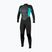 Dámsky plavecký neoprén O'Neill Reactor-2 3/2 mm Back Zip Full black/light aqua