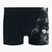Pánske plavecké boxerky Speedo Allover V-Cut Aquqshort black-grey 68-09734F330