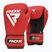 Boxerské rukavice RDX Apex Sparring Training Boxing Hook & Loop red