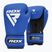 Boxerské rukavice RDX Apex Sparring Training Boxing Hook & Loop blue