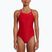Dámske jednodielne plavky Nike Solid Racerback university red