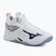 Volejbalové topánky Mizuno Wave Dimension Mid biele/bellwether modré/belairblu