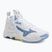 Volejbalové topánky Mizuno Wave Momentum 3 Mid biele/bellwether modré/belair modré