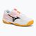 Detské tenisové topánky Mizuno Break Shot 5 Jr CC white/calypso coral/citrus