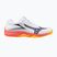 Detské volejbalové topánky Mizuno Lightning Star Z7 white/fiery coral 2/citrus