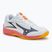Detské volejbalové topánky Mizuno Lightning Star Z7 white/fiery coral 2/citrus