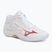 Dámske volejbalové topánky Mizuno Lightning Select Mid white/rose elegance/lava falls