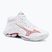 Dámske volejbalové topánky Mizuno Wave Lightning Elite Mid white/rose elegance/lava falls