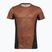 Pánske bežecké tričko Mizuno Active DryAeroFlow Graphic copper brown