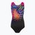 Speedo Digital Placement Splashback detské jednodielne plavky čierno-ružové 8-00262514738