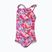 Detské jednodielne plavky Speedo Learn To Swim Printed Frill Thinstrap cherry pink/sweet taro/hellium