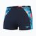 Plávacie boxerky pánske Speedo Endurance+ MAX Splice Aquashort true navy/picton blue/siren red