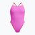 Dámske jednodielne plavky Speedo Solid Lattice Tie-Back neon violet